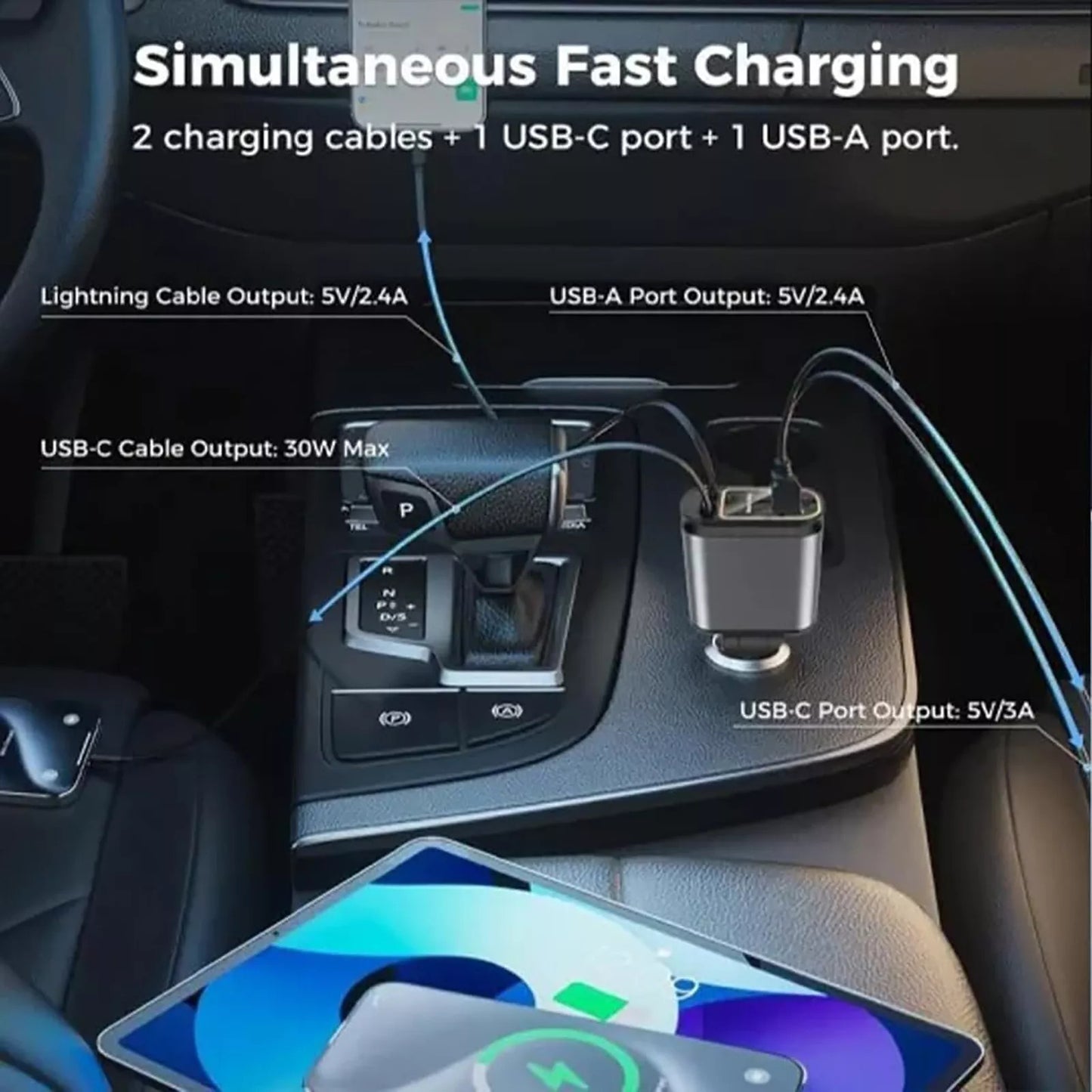 Pack Confort Charge Auto 4 in 1